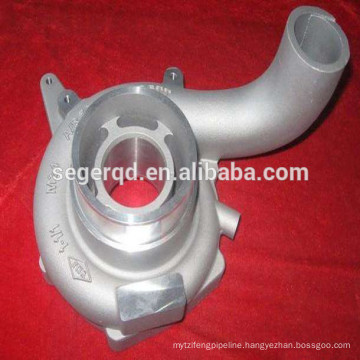 Custom A356 aluminum gravity die casting turbo compressor housing